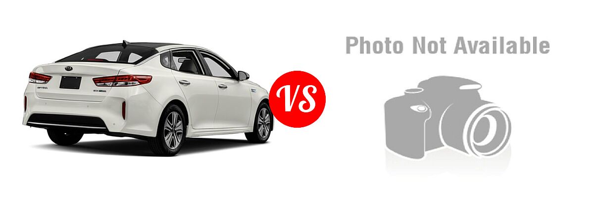 2019 Kia Optima Hybrid Sedan Hybrid EX vs. 2019 Kia Optima Sedan LX - Rear Right Comparison