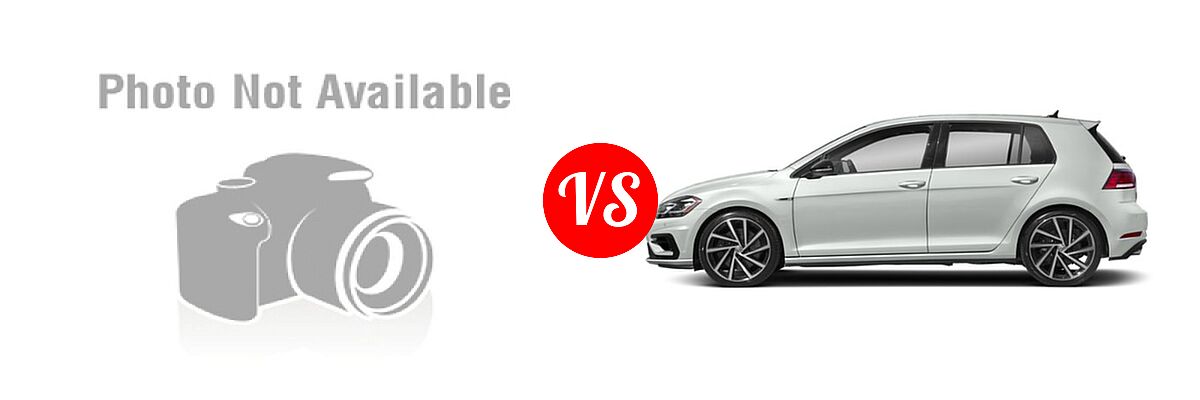 2019 Kia Stinger Hatchback GT / GT1 / GT2 vs. 2019 Volkswagen Golf R Hatchback 2.0T DSG w/DCC/Nav / 2.0T Manual w/DCC/Nav - Side Comparison