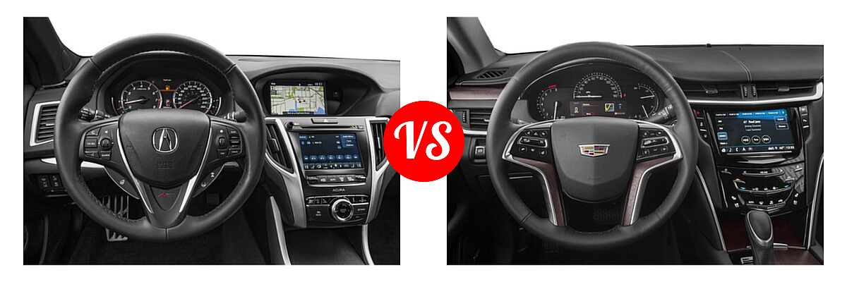 2019 Acura TLX Sedan 2.4L FWD vs. 2019 Cadillac XTS Sedan 4dr Sdn FWD / Livery Package / Luxury / Platinum / Platinum V-Sport / Premium Luxury - Dashboard Comparison