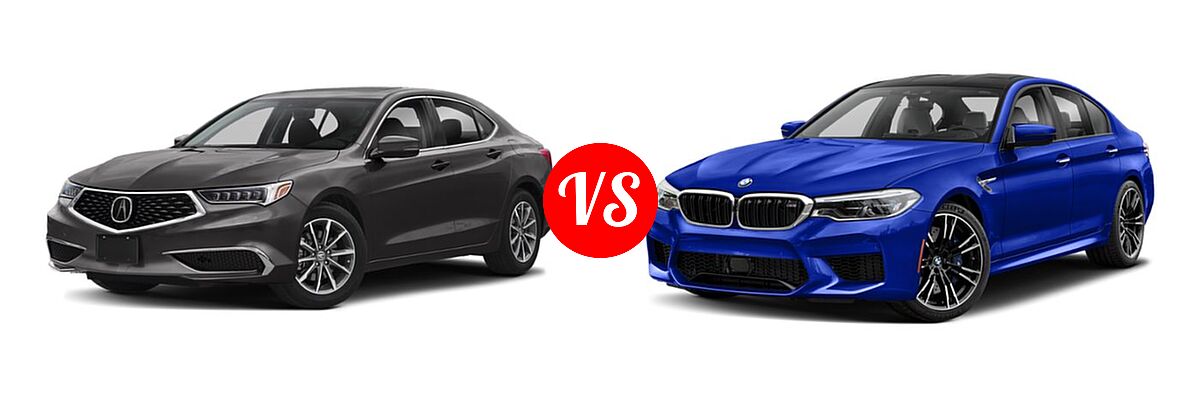 2019 Acura TLX Sedan 2.4L FWD vs. 2019 BMW M5 Sedan Competition / Sedan - Front Left Comparison