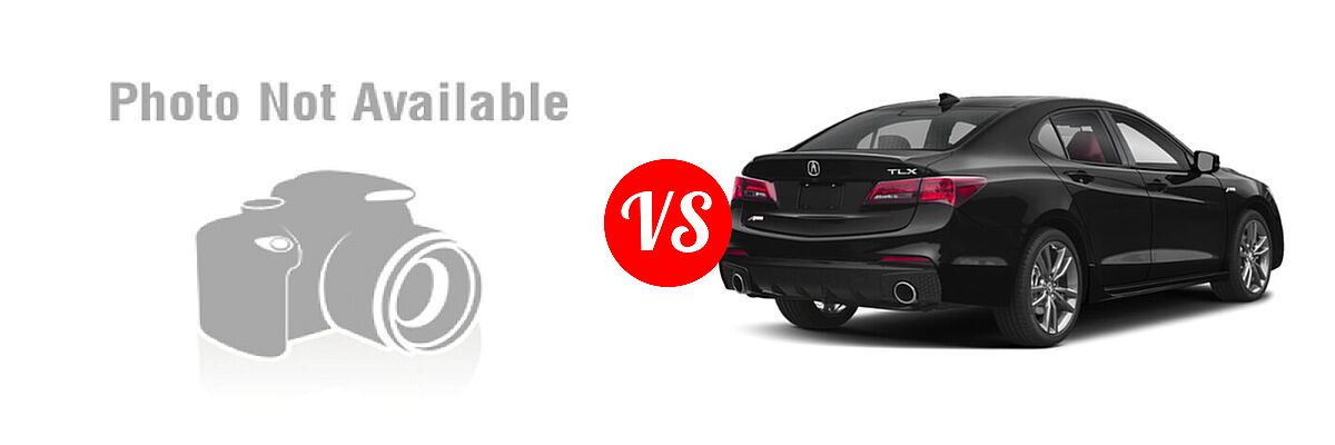 2019 Acura TLX Sedan 3.5L FWD vs. 2020 Acura TLX Sedan w/A-Spec Pkg Red Leather - Rear Right Comparison