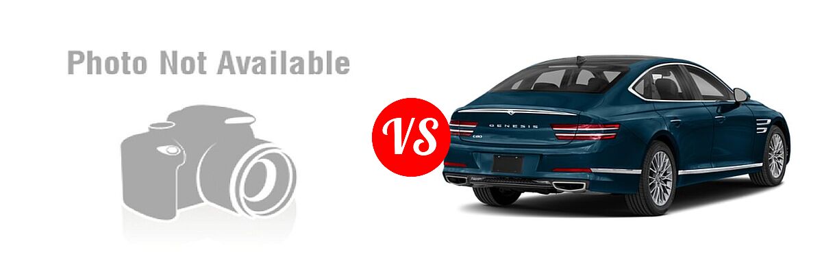 2019 Acura TLX Sedan 3.5L FWD vs. 2021 Genesis G80 Sedan 2.5T / 3.5T - Rear Right Comparison