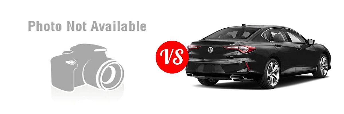 2019 Acura TLX Sedan 3.5L FWD vs. 2022 Acura TLX Sedan FWD / SH-AWD - Rear Right Comparison