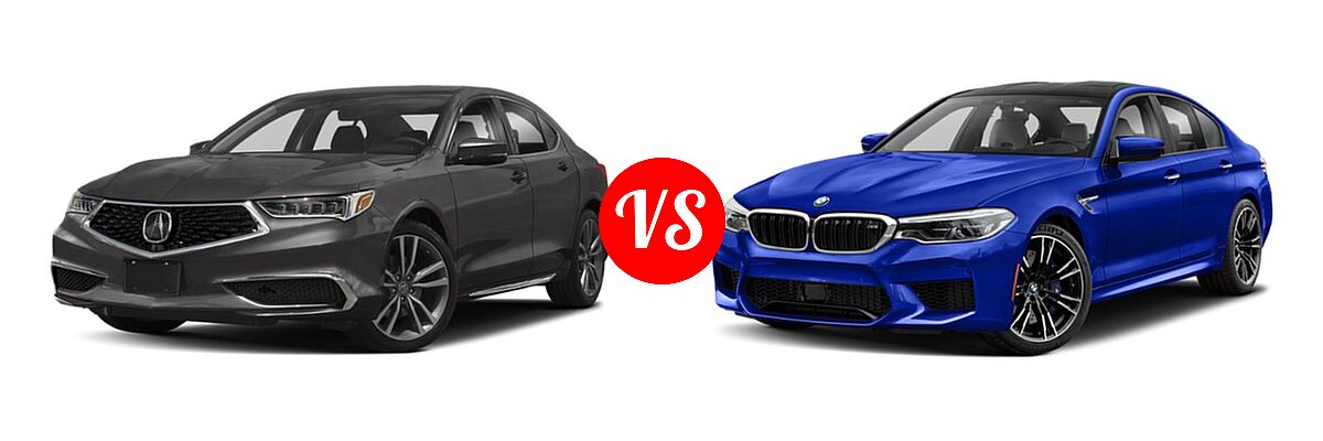 2019 Acura TLX Sedan w/Technology Pkg vs. 2019 BMW M5 Sedan Competition / Sedan - Front Left Comparison