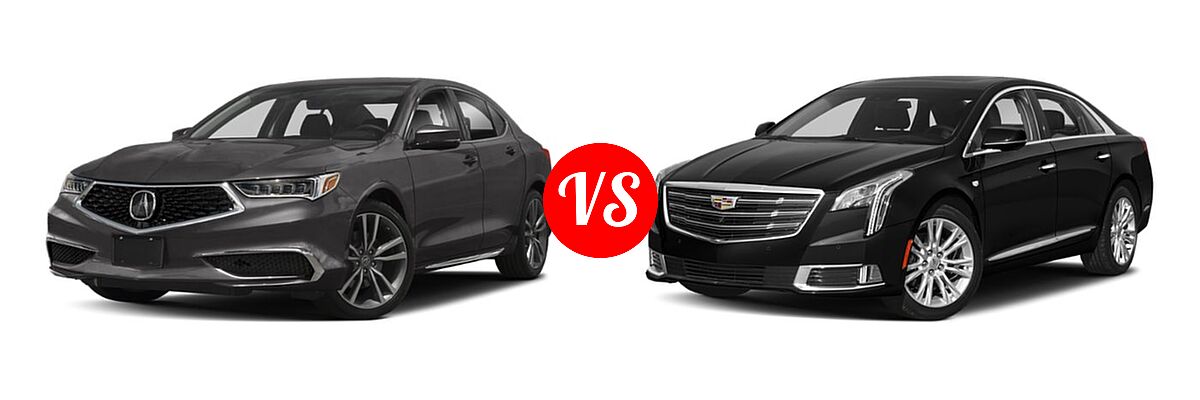 2019 Acura TLX Sedan w/Technology Pkg vs. 2019 Cadillac XTS Sedan 4dr Sdn FWD / Livery Package / Luxury / Platinum / Platinum V-Sport / Premium Luxury - Front Left Comparison