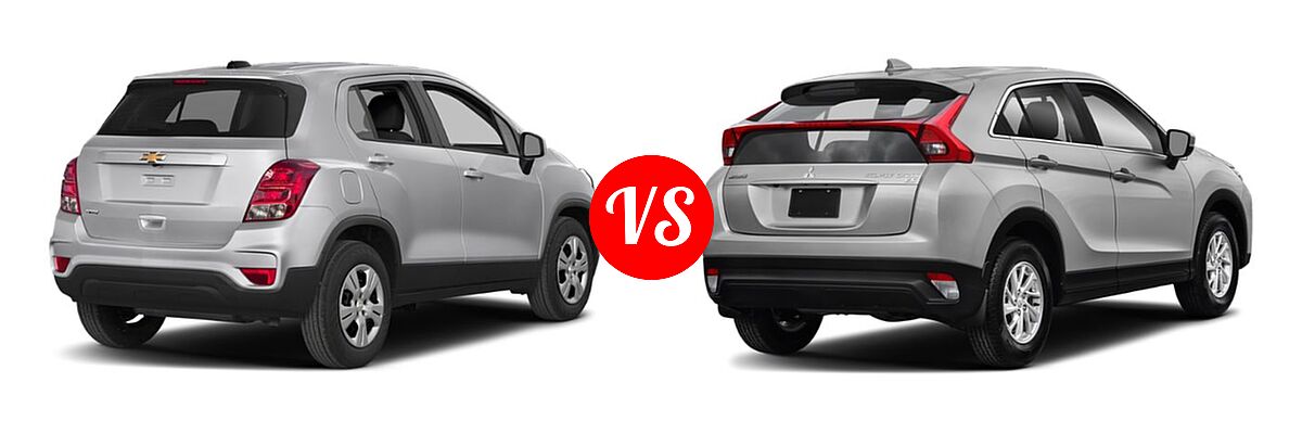 2019 Chevrolet Trax SUV LS vs. 2019 Mitsubishi Eclipse Cross SUV ES / LE / SE / SEL - Rear Right Comparison