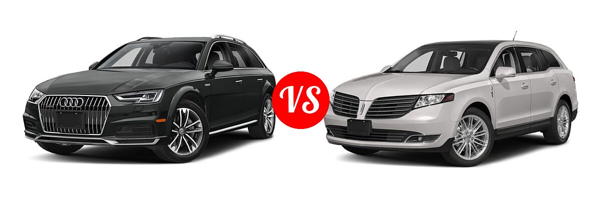 2019 Audi A4 allroad Wagon Premium vs. 2019 Lincoln MKT Wagon Reserve / Standard - Front Left Comparison
