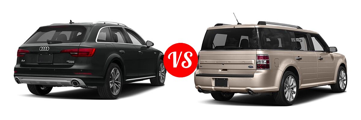 2019 Audi A4 allroad Wagon Premium vs. 2019 Ford Flex Wagon Limited / Limited EcoBoost / SE / SEL - Rear Right Comparison
