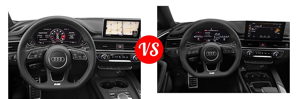 2018 Audi S5 Coupe Premium Plus / Prestige vs. 2021 Audi S5 Coupe Premium / Premium Plus - Dashboard Comparison