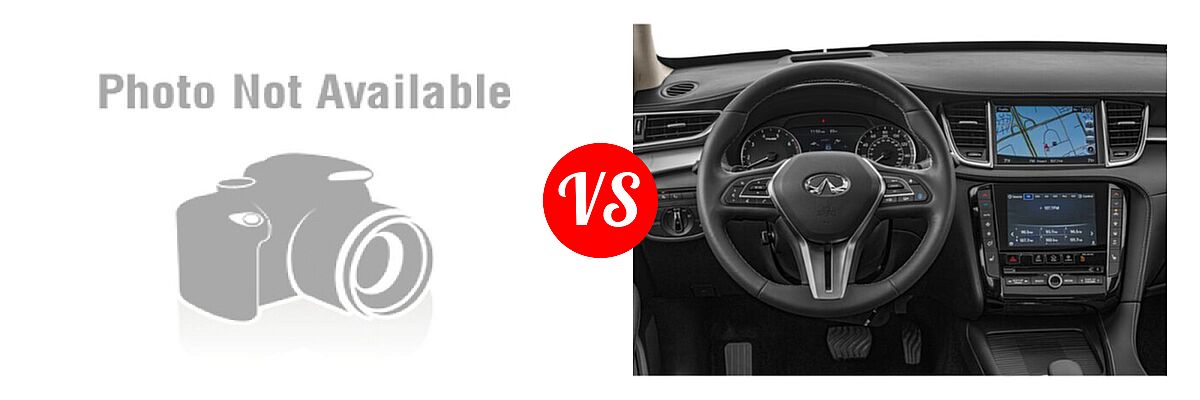 2019 Acura RDX SUV w/Technology Pkg vs. 2019 Infiniti QX50 SUV ESSENTIAL / LUXE / PURE - Dashboard Comparison