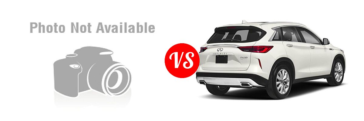 2019 Acura RDX SUV w/Technology Pkg vs. 2019 Infiniti QX50 SUV ESSENTIAL / LUXE / PURE - Rear Right Comparison