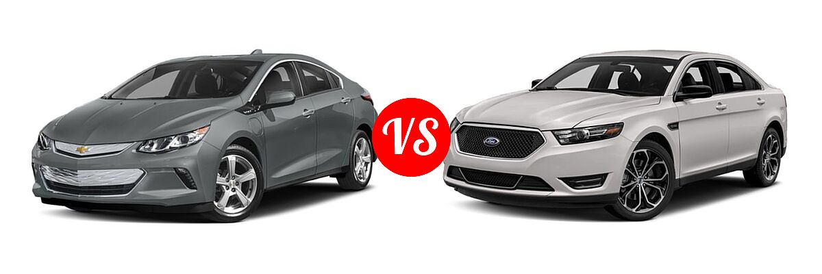 2019 Chevrolet Volt Sedan PHEV LT / Premier vs. 2019 Ford Taurus Sedan Limited / SE / SEL - Front Left Comparison