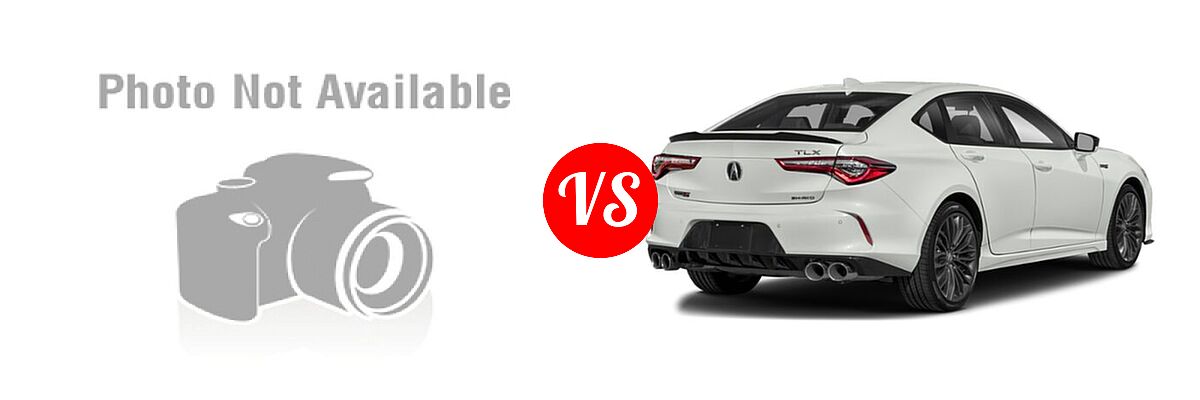 2019 Acura TLX Sedan w/A-SPEC Pkg Red Leather vs. 2022 Acura TLX Sedan w/A-Spec Package - Rear Right Comparison