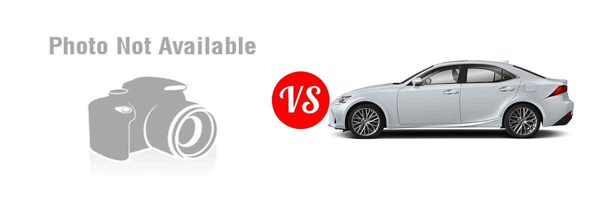 2019 Acura TLX Sedan w/A-SPEC Pkg Red Leather vs. 2018 Lexus IS 300 Sedan IS 300 - Side Comparison