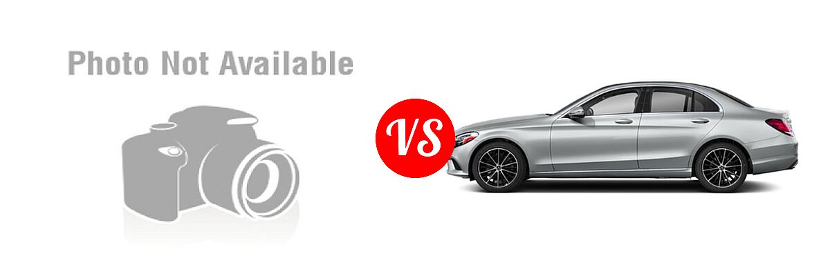 2019 Acura TLX Sedan w/A-SPEC Pkg Red Leather vs. 2019 Mercedes-Benz C-Class Sedan C 300 - Side Comparison