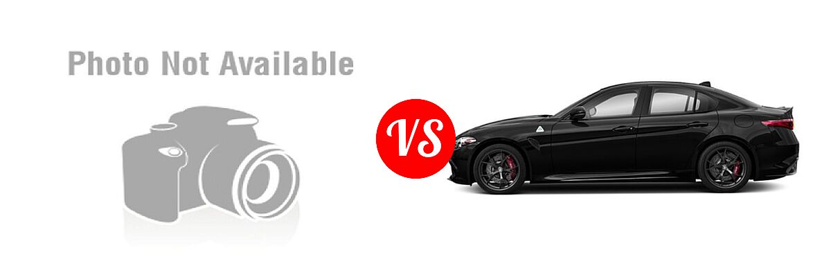 2019 Acura TLX Sedan w/A-SPEC Pkg Red Leather vs. 2019 Alfa Romeo Giulia Quadrifoglio Sedan Quadrifoglio - Side Comparison