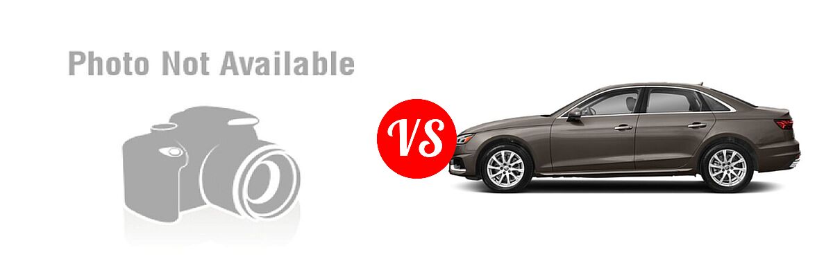 2019 Acura TLX Sedan w/A-SPEC Pkg Red Leather vs. 2020 Audi A4 Sedan Premium / Premium Plus / Prestige - Side Comparison