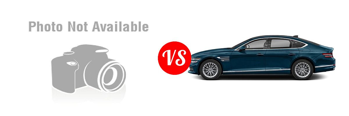 2019 Acura TLX Sedan w/A-SPEC Pkg Red Leather vs. 2021 Genesis G80 Sedan 2.5T / 3.5T - Side Comparison