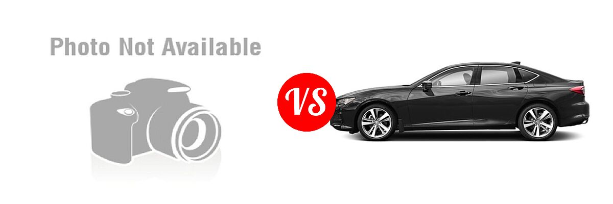 2019 Acura TLX Sedan w/A-SPEC Pkg Red Leather vs. 2022 Acura TLX Sedan FWD / SH-AWD - Side Comparison