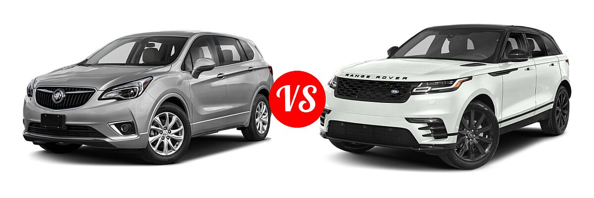 2019 Buick Envision SUV Essence / FWD 4dr / Preferred / Premium / Premium II vs. 2019 Land Rover Range Rover Velar SUV Diesel S - Front Left Comparison