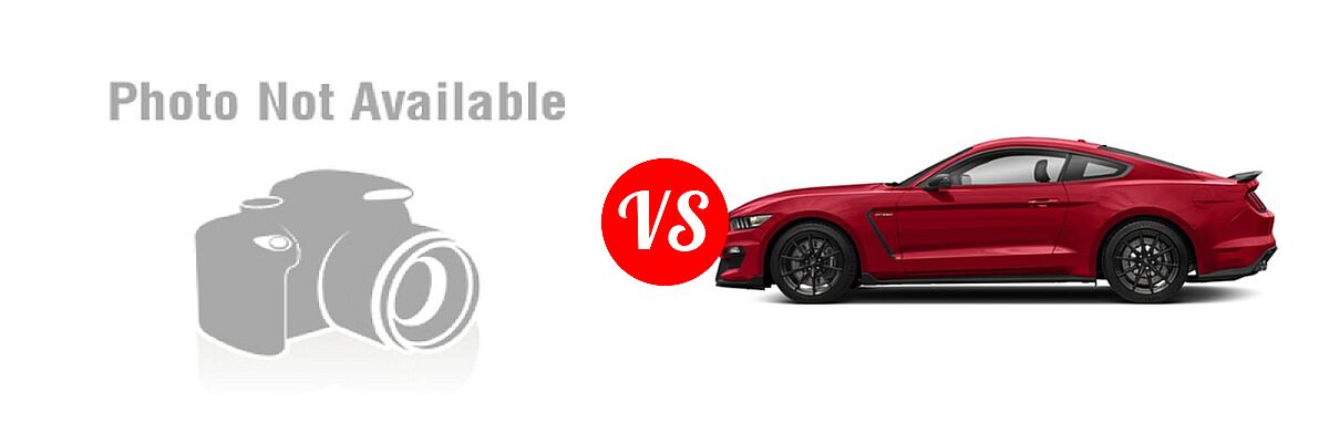 2019 Dodge Challenger SRT Hellcat Coupe SRT Hellcat vs. 2019 Ford Shelby GT350 Coupe Shelby GT350 / Shelby GT350R - Side Comparison