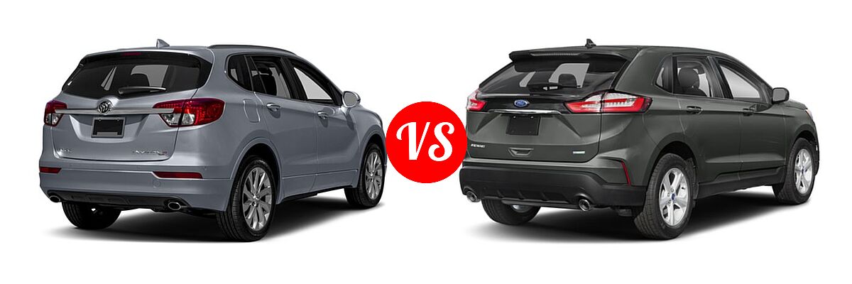 2017 Buick Envision SUV Essence / FWD 4dr / Preferred / Premium I / Premium II vs. 2019 Ford Edge SUV SE / SEL / ST / Titanium - Rear Right Comparison