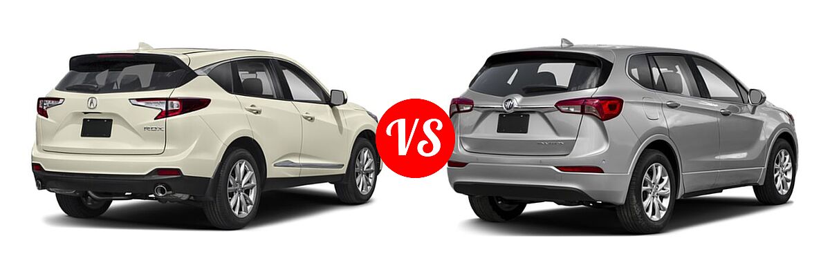 2020 Acura RDX SUV FWD / SH-AWD vs. 2019 Buick Envision SUV Essence / FWD 4dr / Preferred / Premium / Premium II - Rear Right Comparison