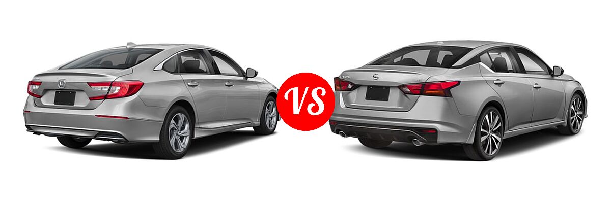 2019 Honda Accord Sedan EX 1.5T vs. 2019 Nissan Altima Sedan 2.0 SR / 2.5 SR - Rear Right Comparison