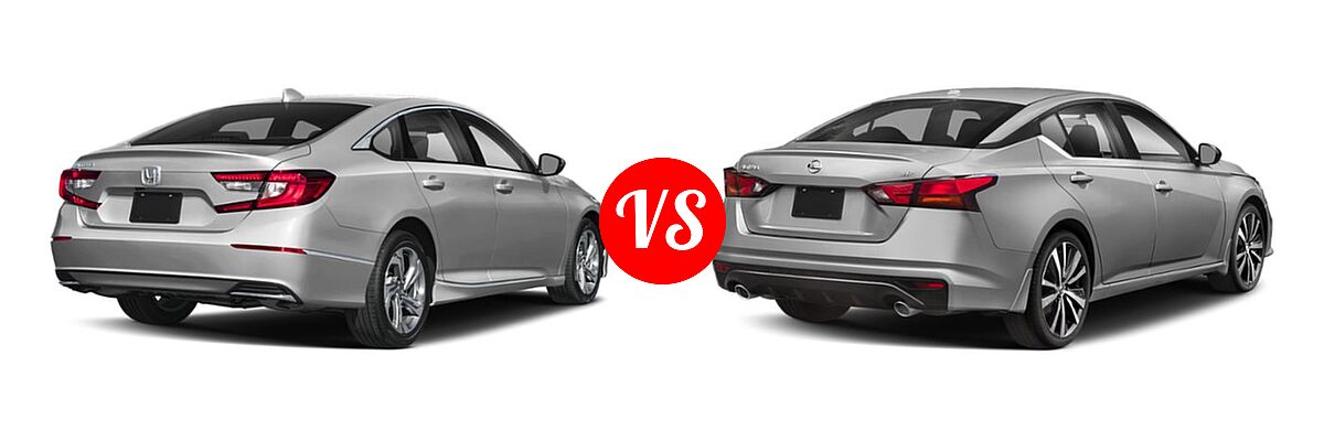 2019 Honda Accord Sedan EX-L 1.5T / EX-L 2.0T vs. 2019 Nissan Altima Sedan 2.0 SR / 2.5 SR - Rear Right Comparison