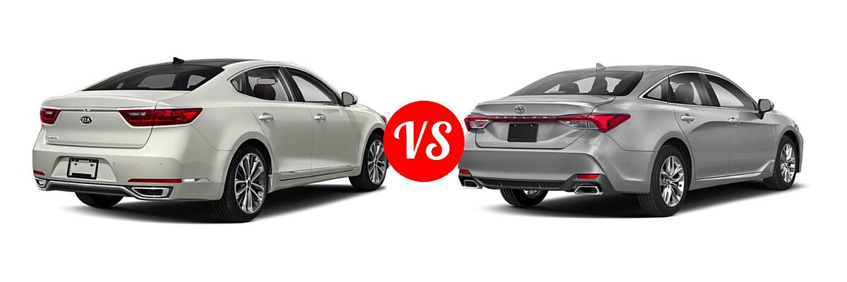 2019 Kia Cadenza Sedan Technology vs. 2019 Toyota Avalon Sedan Limited / XLE - Rear Right Comparison