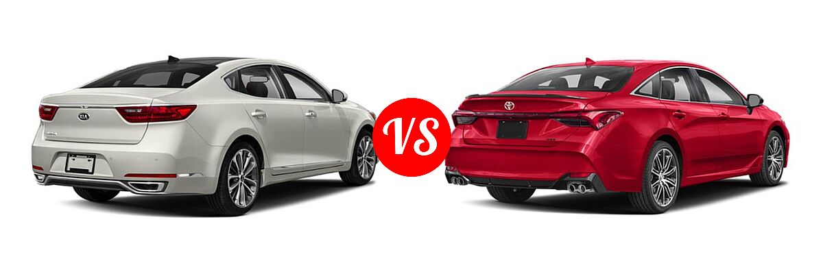 2019 Kia Cadenza Sedan Technology vs. 2019 Toyota Avalon Sedan XSE - Rear Right Comparison