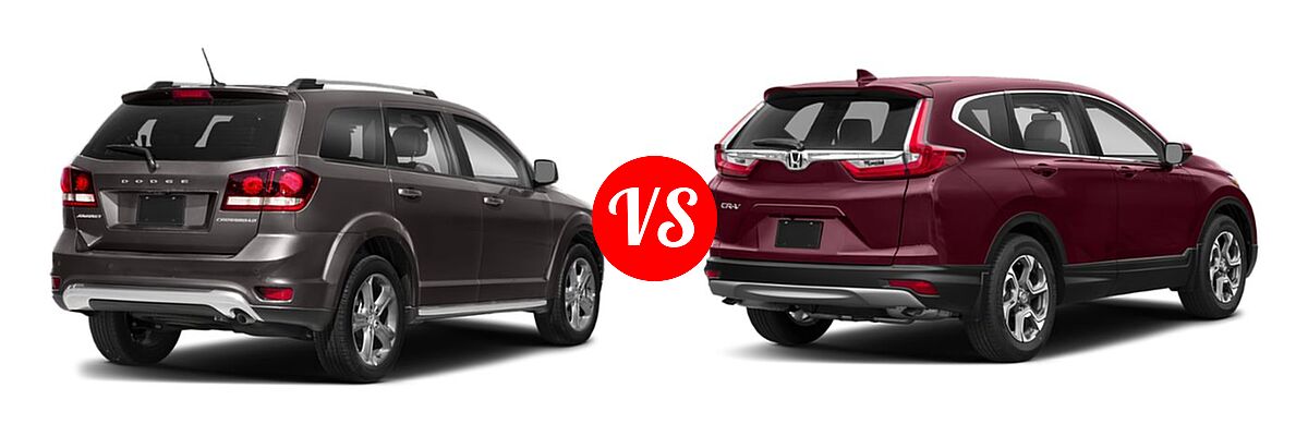 2019 Dodge Journey SUV Crossroad / SE vs. 2019 Honda CR-V SUV EX - Rear Right Comparison