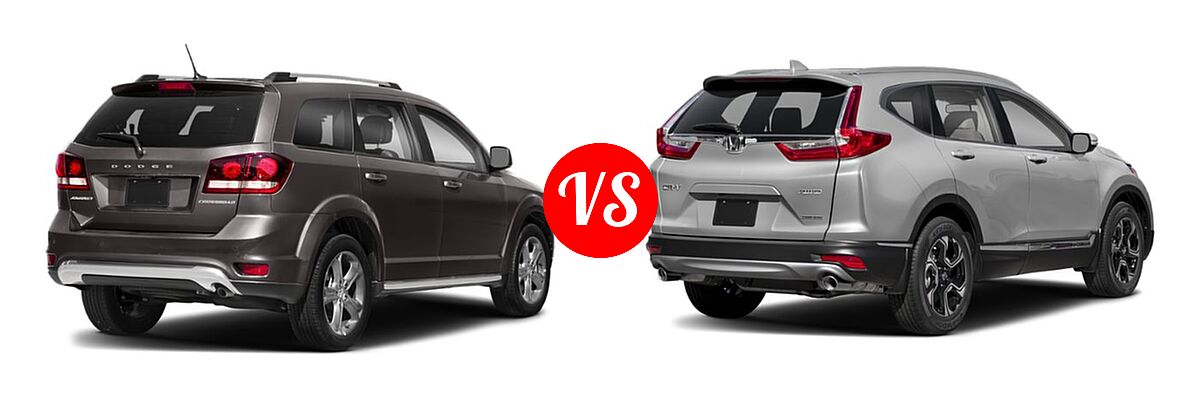 2019 Dodge Journey SUV Crossroad / SE vs. 2019 Honda CR-V SUV Touring - Rear Right Comparison