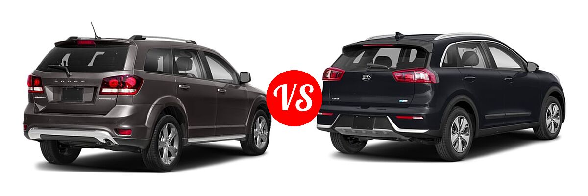 2019 Dodge Journey SUV Crossroad / SE vs. 2019 Kia Niro SUV FE / LX - Rear Right Comparison