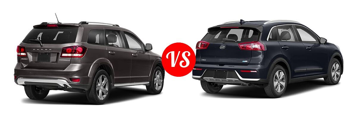 2019 Dodge Journey SUV Crossroad / SE vs. 2019 Kia Niro SUV EX - Rear Right Comparison