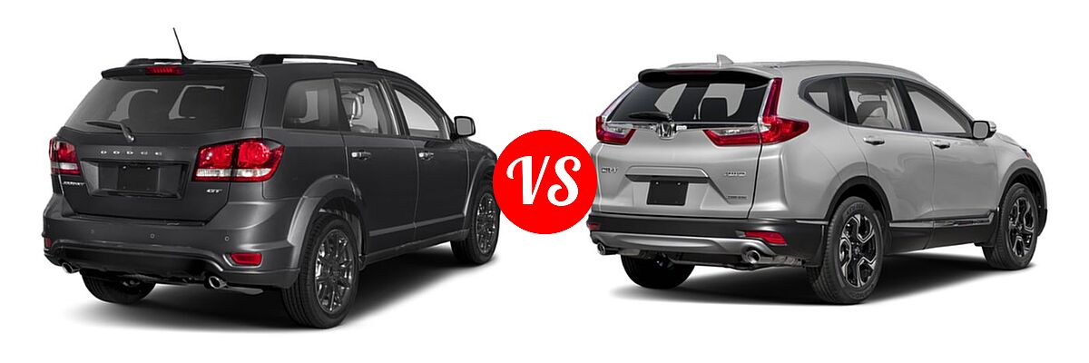 2019 Dodge Journey SUV GT vs. 2019 Honda CR-V SUV Touring - Rear Right Comparison