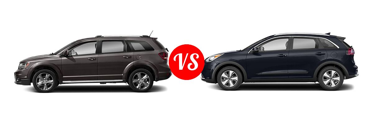 2019 Dodge Journey SUV Crossroad / SE vs. 2019 Kia Niro SUV EX - Side Comparison