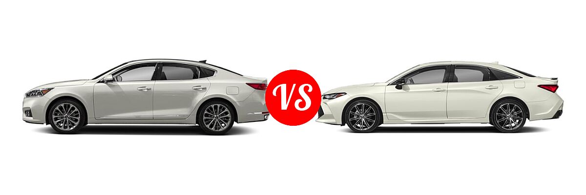 2019 Kia Cadenza Sedan Technology vs. 2019 Toyota Avalon Sedan Touring - Side Comparison