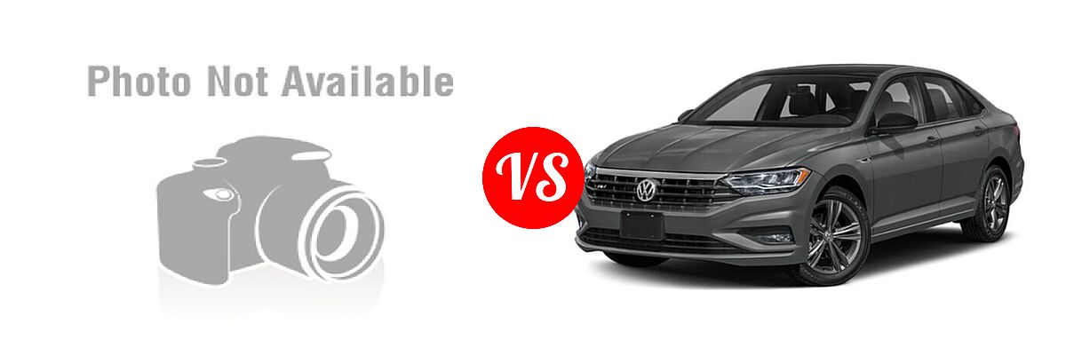 2020 Mazda 3 Sedan w/Select Pkg vs. 2020 Volkswagen Jetta Sedan R-Line - Front Left Comparison