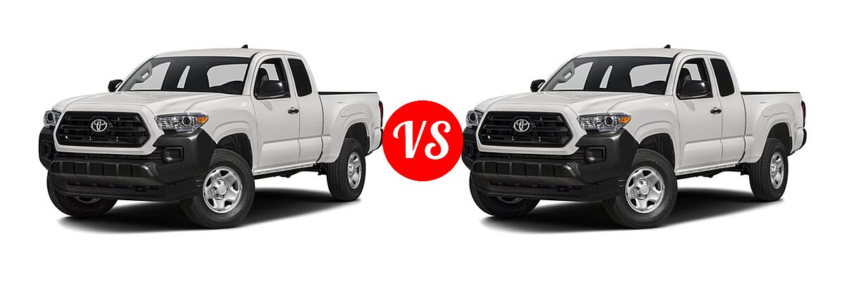 2016 Toyota Tacoma Pickup SR vs. 2016 Toyota Tacoma Pickup SR - Front Left Comparison