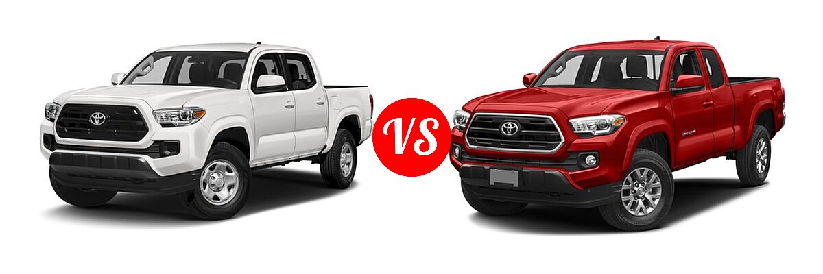 2016 Toyota Tacoma Pickup SR vs. 2016 Toyota Tacoma Pickup SR5 - Front Left Comparison