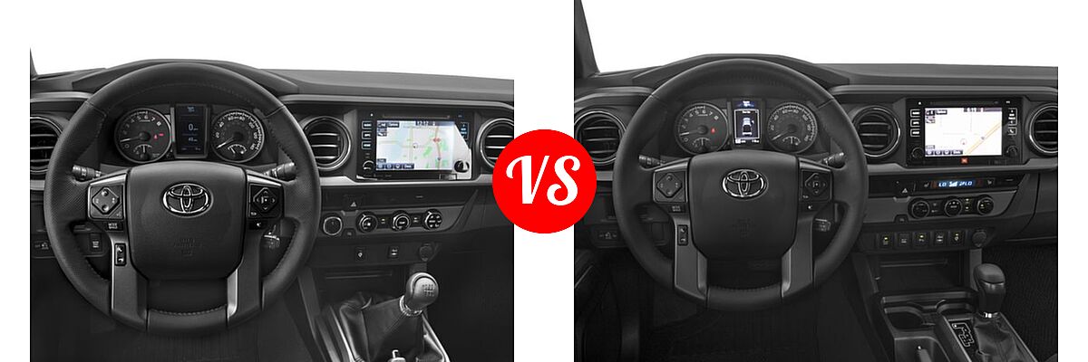 2016 Toyota Tacoma Pickup TRD Off Road vs. 2016 Toyota Tacoma Pickup TRD Sport - Dashboard Comparison