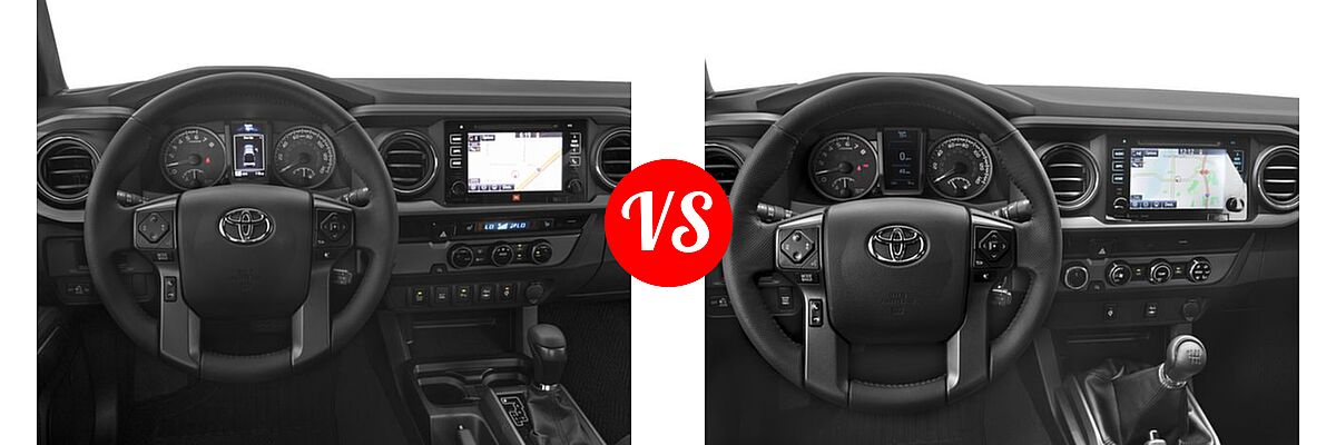 2016 Toyota Tacoma Pickup TRD Sport vs. 2016 Toyota Tacoma Pickup TRD Off Road - Dashboard Comparison