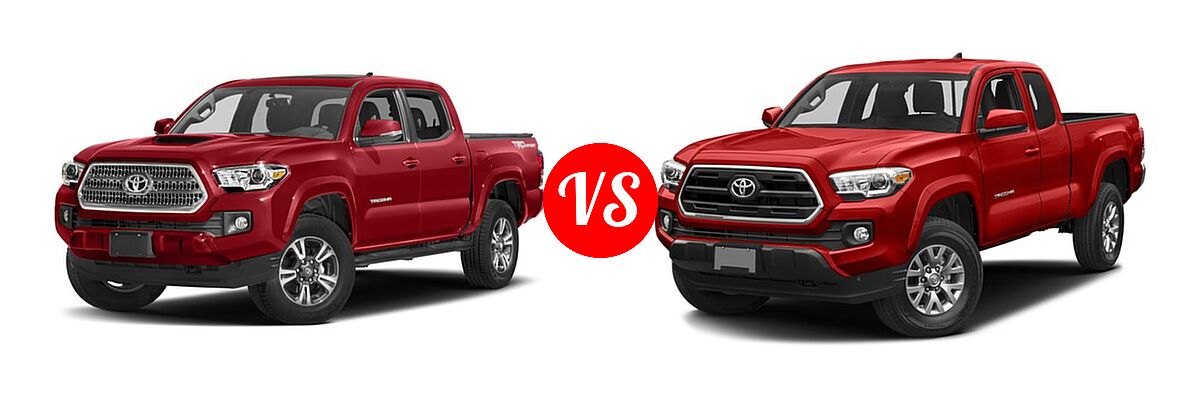 2016 Toyota Tacoma Pickup TRD Sport vs. 2016 Toyota Tacoma Pickup SR5 - Front Left Comparison