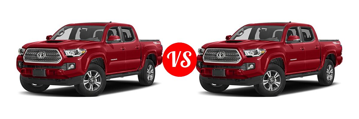 2016 Toyota Tacoma Pickup TRD Sport vs. 2016 Toyota Tacoma Pickup TRD Sport - Front Left Comparison