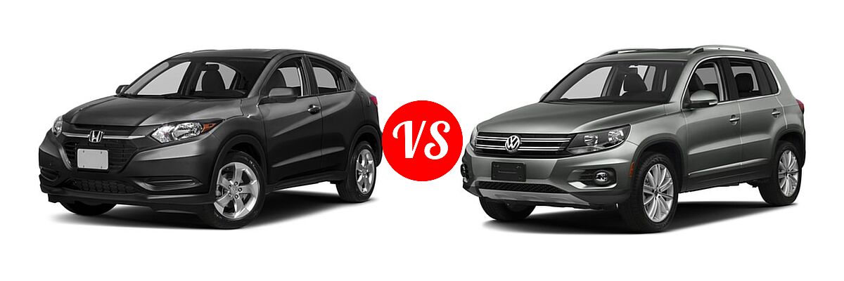 2017 Honda HR-V SUV LX vs. 2017 Volkswagen Tiguan Limited SUV 2.0T 4MOTION / 2.0T FWD - Front Left Comparison