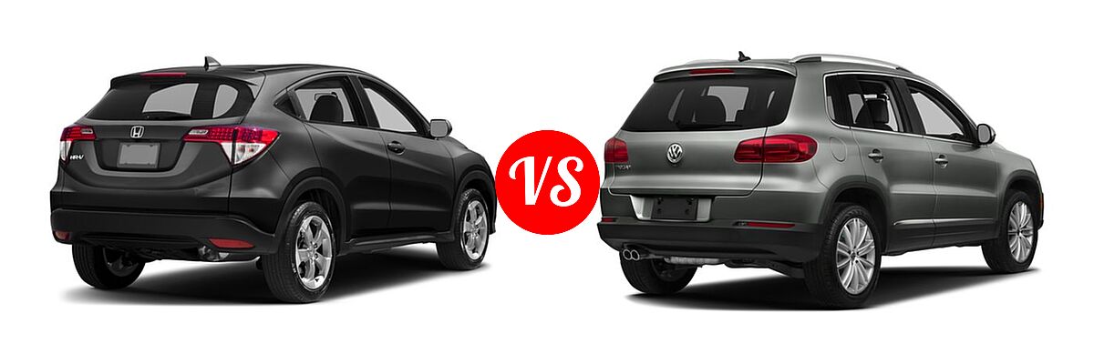 2017 Honda HR-V SUV LX vs. 2017 Volkswagen Tiguan Limited SUV 2.0T 4MOTION / 2.0T FWD - Rear Right Comparison