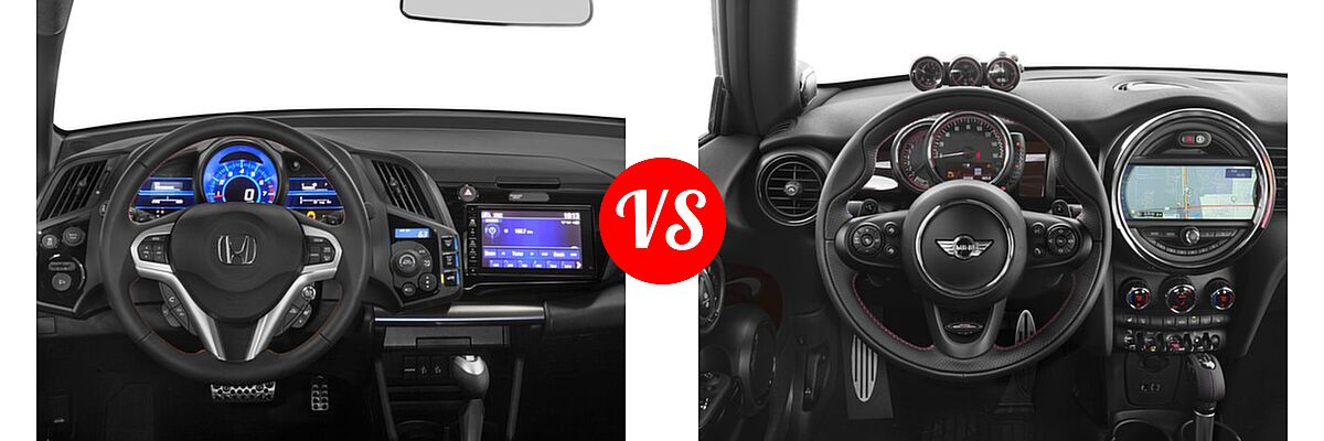 2016 Honda CR-Z Hatchback EX vs. 2016 MINI Cooper Hatchback John Cooper Works - Dashboard Comparison