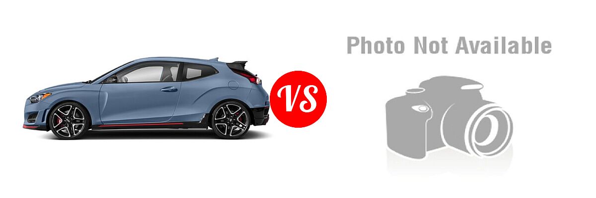2020 Hyundai Veloster N Hatchback Manual vs. 2020 Mazda 3 Hatchback w/Preferred Pkg - Side Comparison