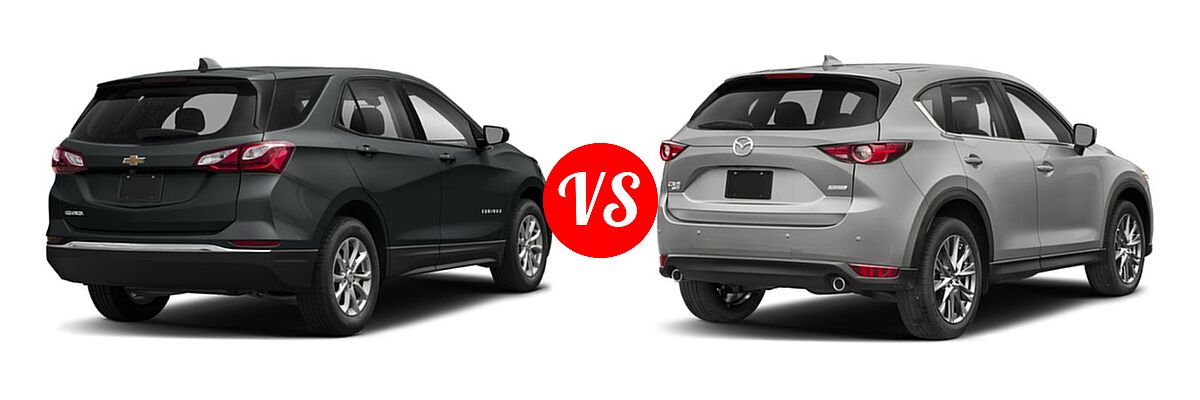 2019 Chevrolet Equinox SUV L / LS vs. 2019 Mazda CX-5 SUV Signature - Rear Right Comparison